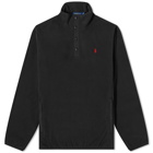 Polo Ralph Lauren Men's Snap Neck Fleece in Polo Black