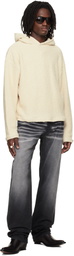 424 Black & Gray Collection Loose Fivepocket Trousers