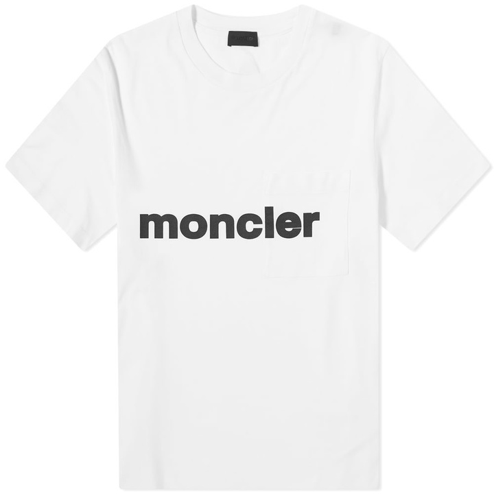 Photo: Moncler Slogan Logo Tee