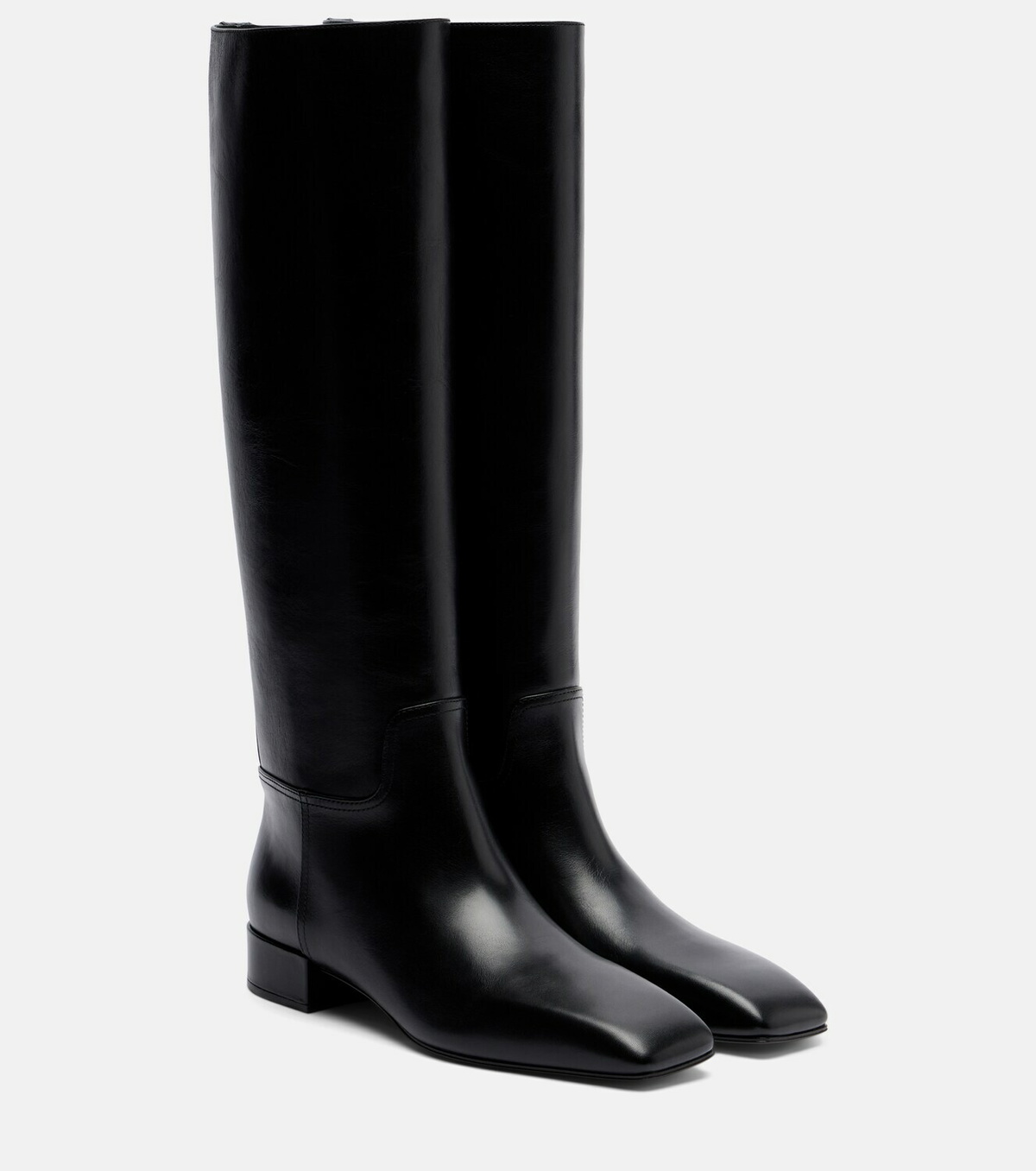 Christen Classic Square leather knee-high boots