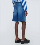 JW Anderson Twisted low-rise denim shorts