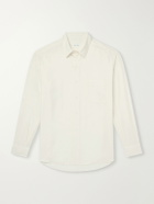 Kaptain Sunshine - Cotton and Silk-Blend Twill Shirt - Neutrals