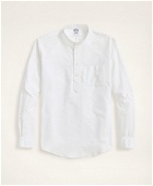 Brooks Brothers Men's Regent Regular-Fit Cotton Oxford Popover Shirt | White