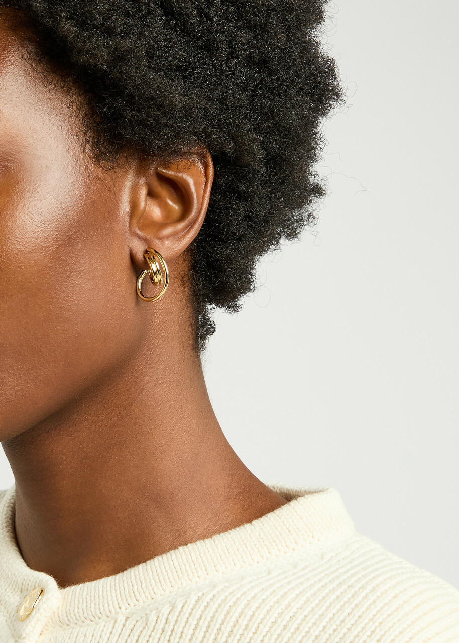 Otiumberg Sonder 14kt Gold Vermeil Hoop Earrings - One Size
