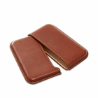 A.P.C. Men's Magna Carta Business Card Case in Noisette