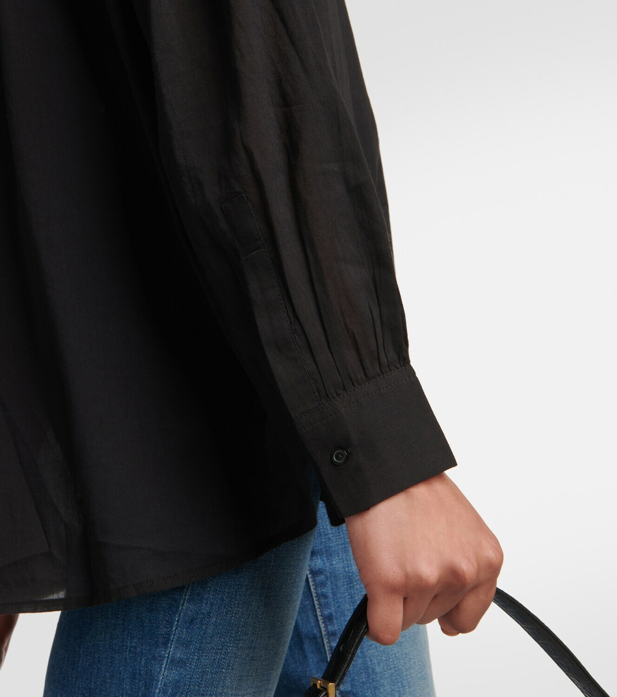 Nili Lotan Marcel oversized cotton voile top