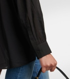 Nili Lotan Marcel oversized cotton voile top