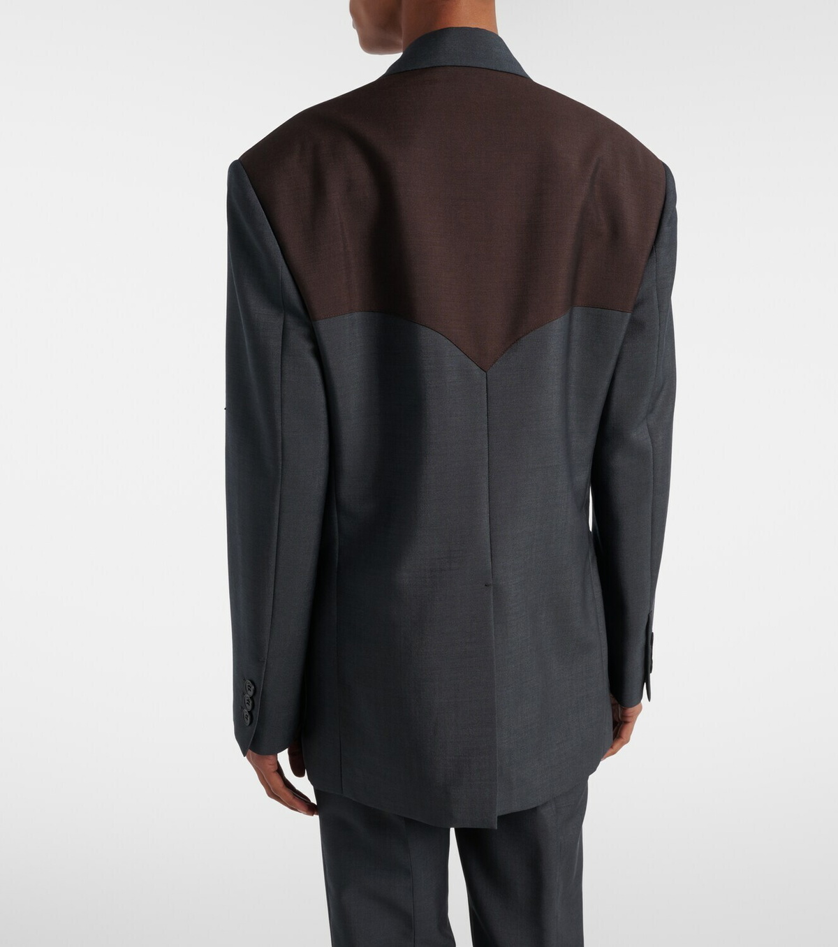 Versace Medusa wool and mohair blazer