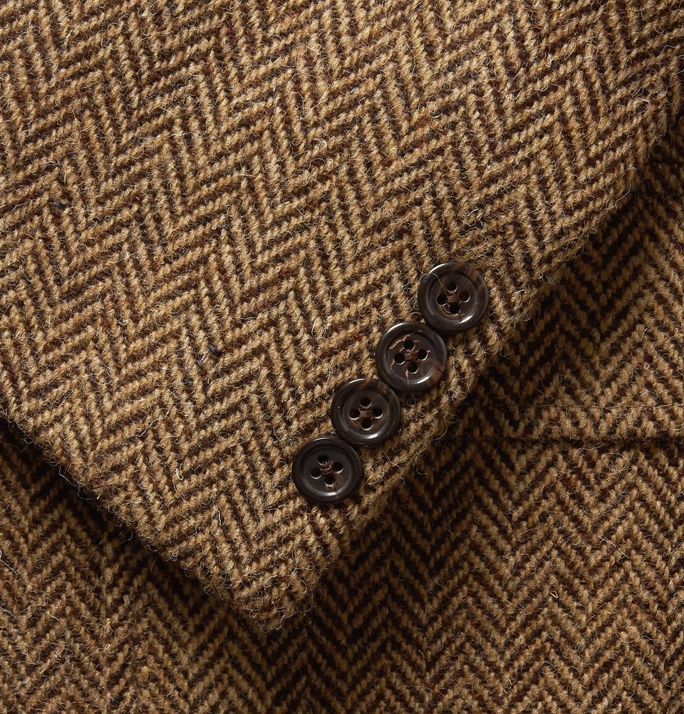 Polo Ralph Lauren - Tan Slim-Fit Herringbone Wool Suit Jacket - Men - Brown