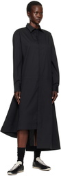 Y-3 Black Shirt Midi Dress