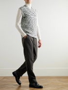 Mr P. - Space-Dyed Wool Sweater Vest - Gray