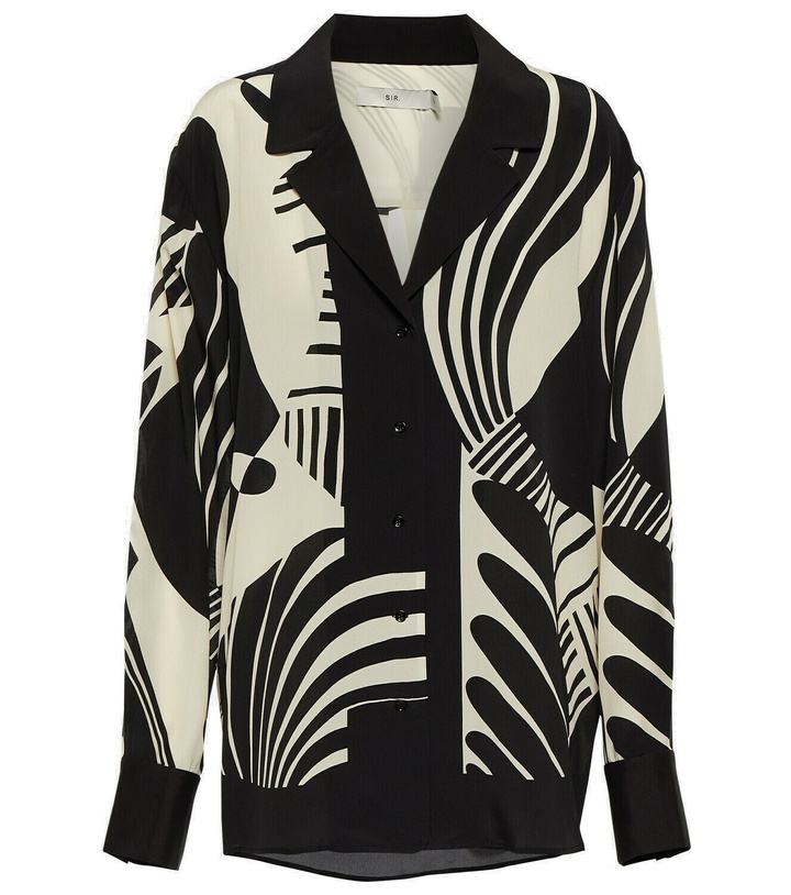 Photo: SIR Printed silk shirt