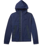 Barena - Webbing-Trimmed Shell Hooded Jacket - Navy