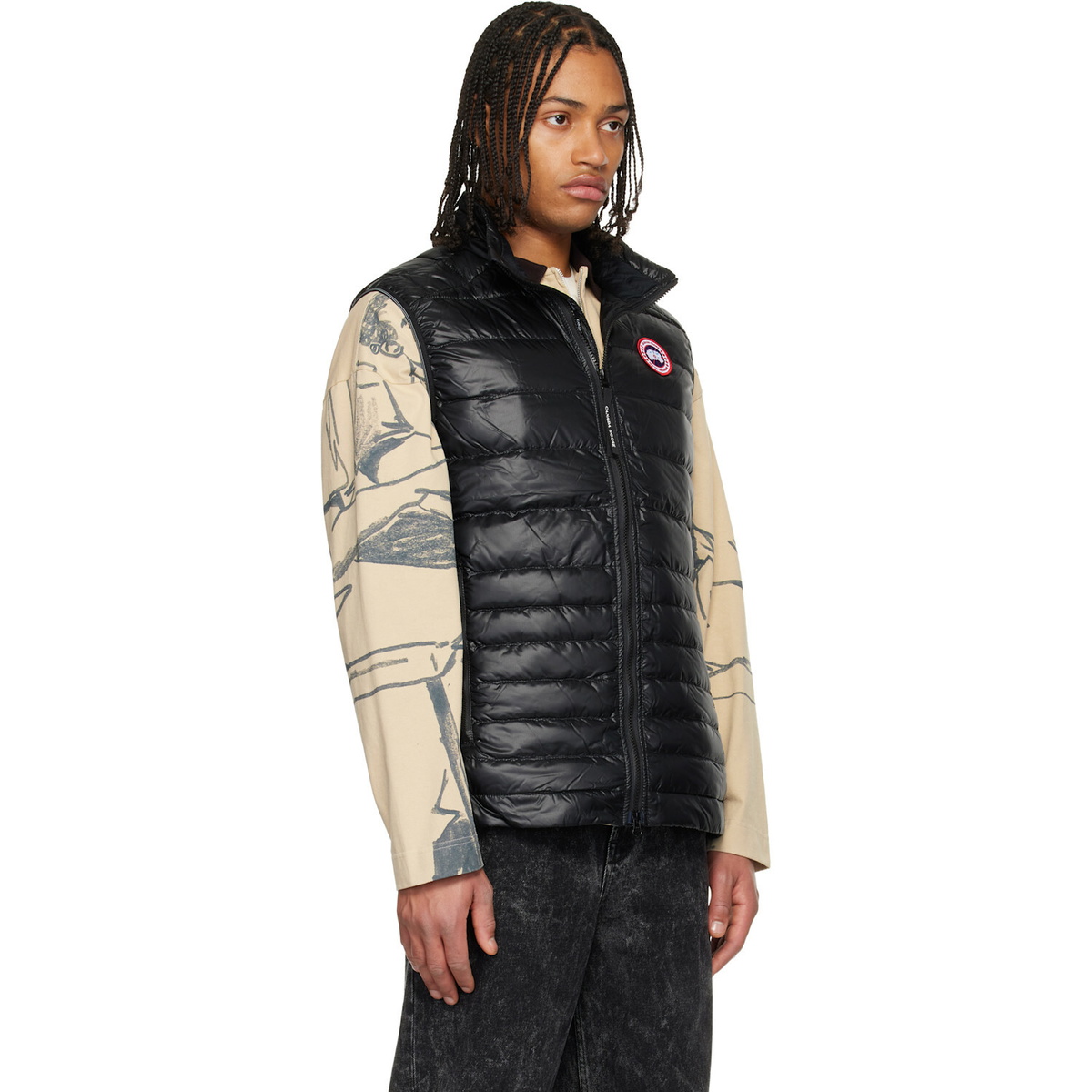 Canada Goose Black HyBridge Lite Down vest