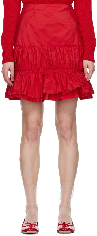 Photo: Molly Goddard Red Carol Miniskirt