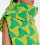 Bottega Veneta - Intarsia wool scarf