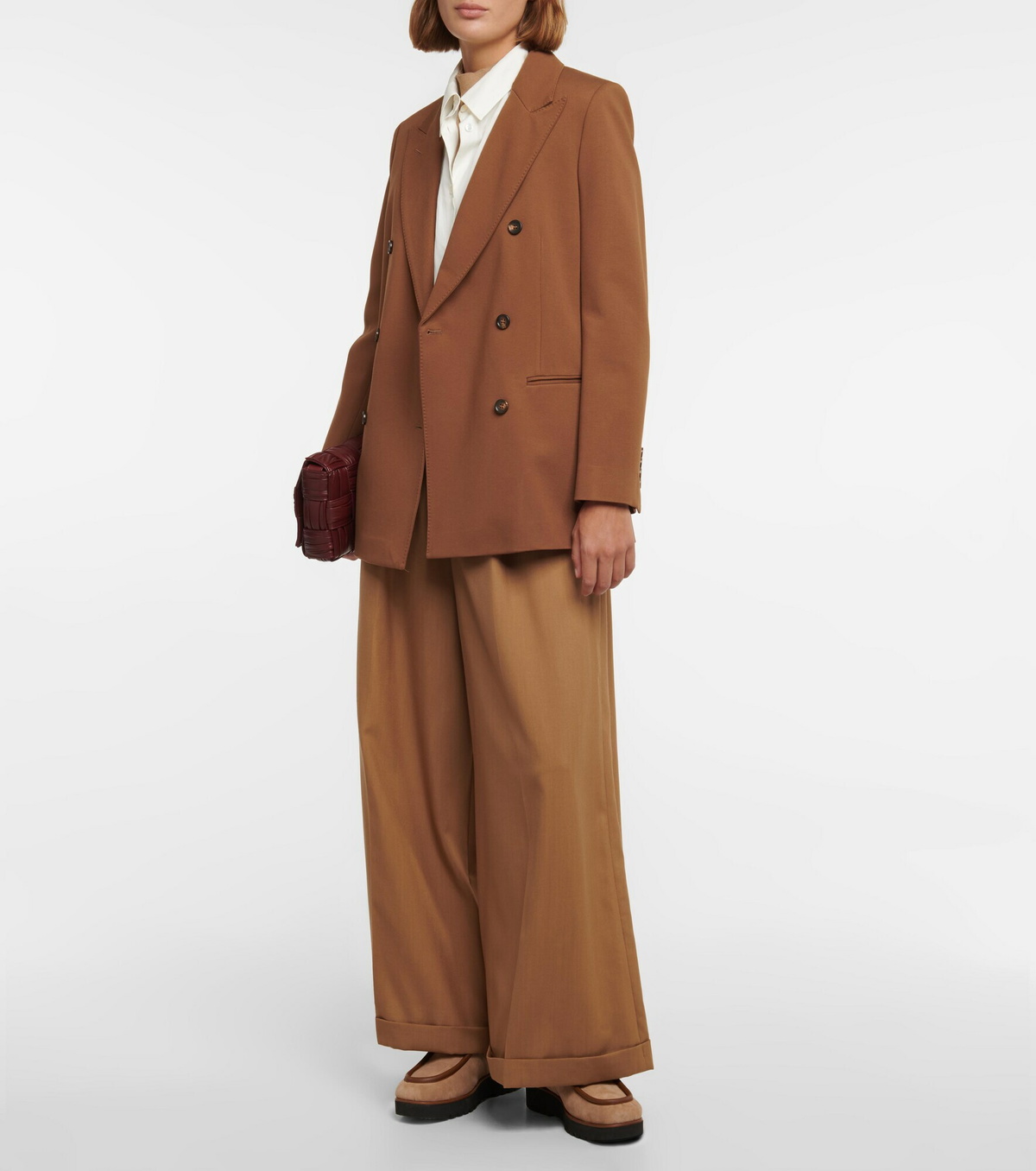 Max Mara - Callas double-breasted jersey blazer Max Mara