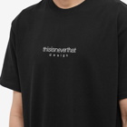 thisisneverthat Men's Design Centre Logo T-Shirt in Black