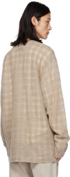 Our Legacy Gray Check Cardigan