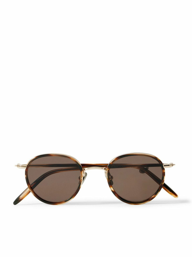 Photo: Mr P. - Cubitts Gifford Round-Frame Tortoiseshell Acetate and Gold-Tone Sunglasses