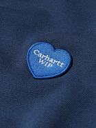 Carhartt WIP - Logo-Appliquéd Cotton-Jersey Sweatshirt - Blue