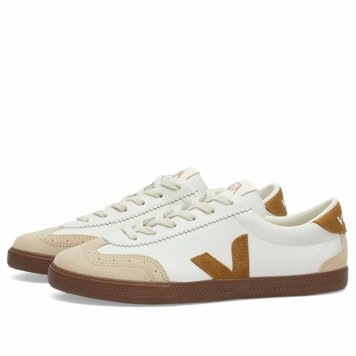 スニーカー VEJA Volley Sneakers - Veja - Leather - Brown VEJA VOLLEY SNEAKER WOMEN – TREND BOSTON