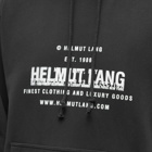 Helmut Lang Men's Spray Logo Hoody in Black