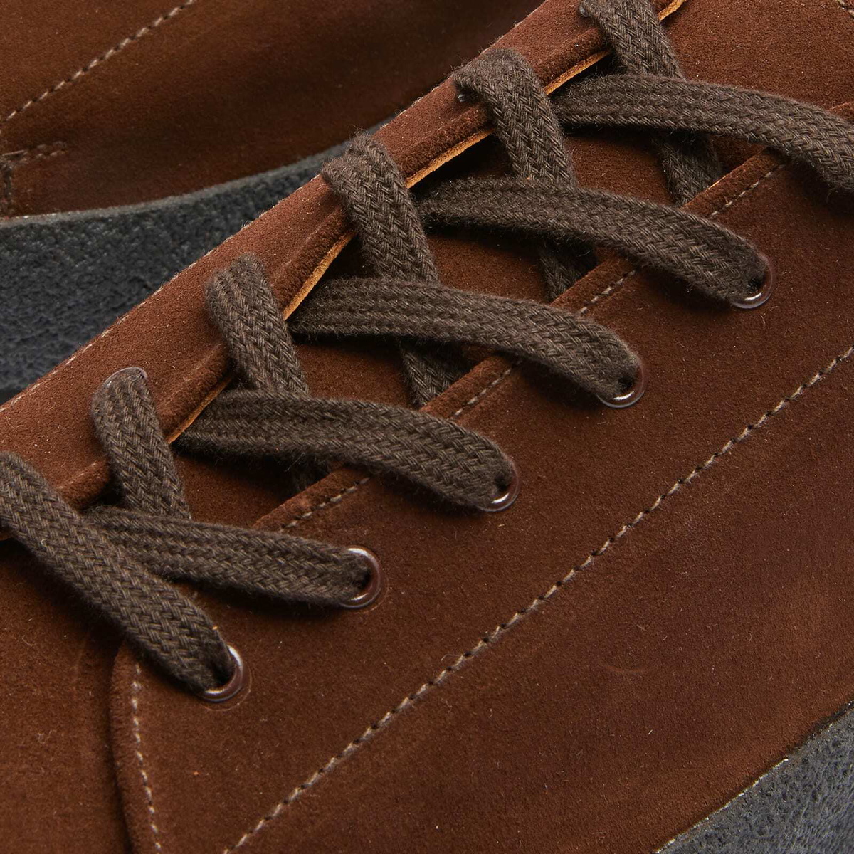 Sanders Men's Ash Monkey Shoe in Polo Snuff Suede Sanders