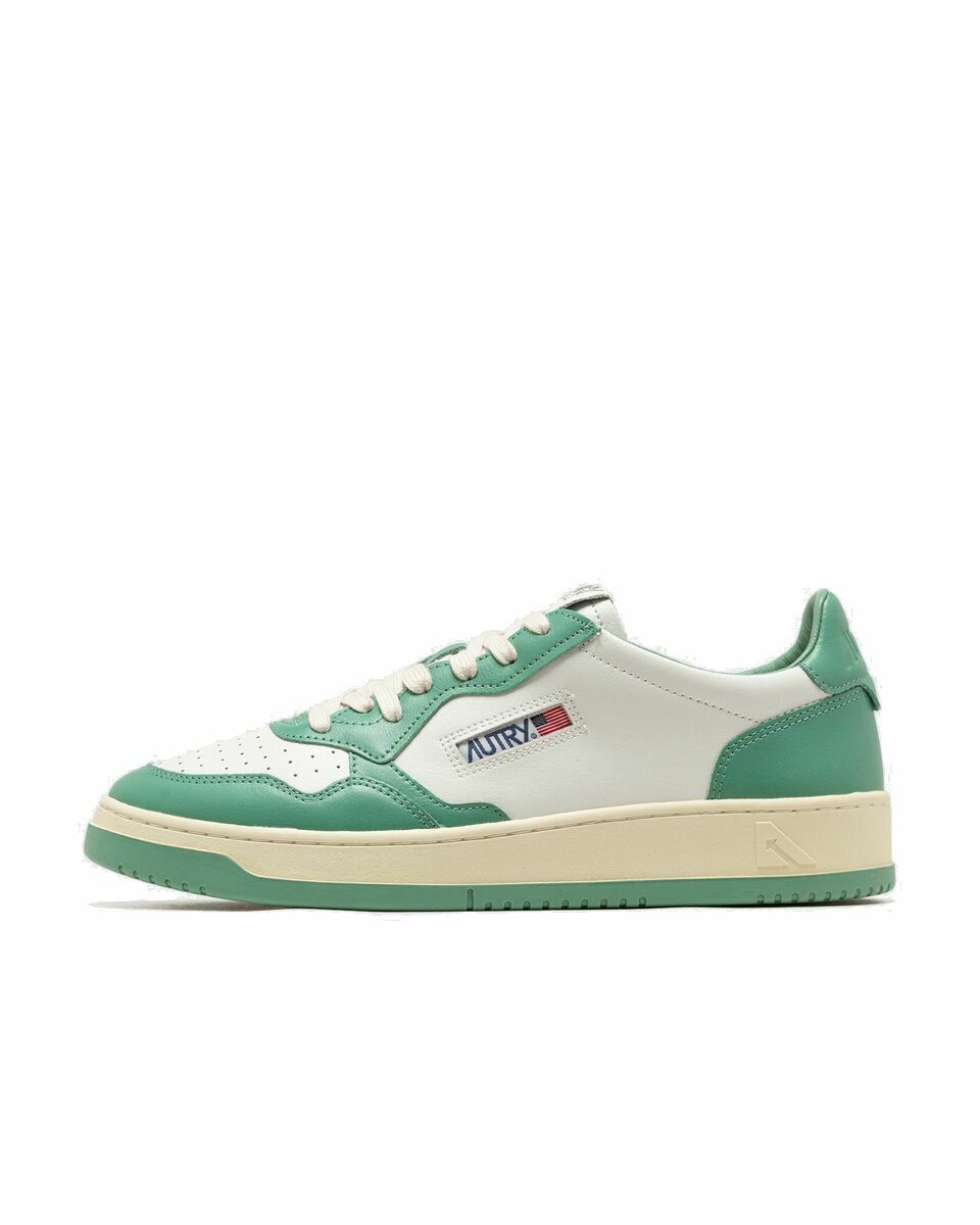 Photo: Autry Action Shoes Medalist Low Green/White - Mens - Lowtop