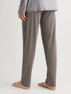 Zimmerli - Printed Stretch-Modal Jersey Pyjama Trousers - Brown