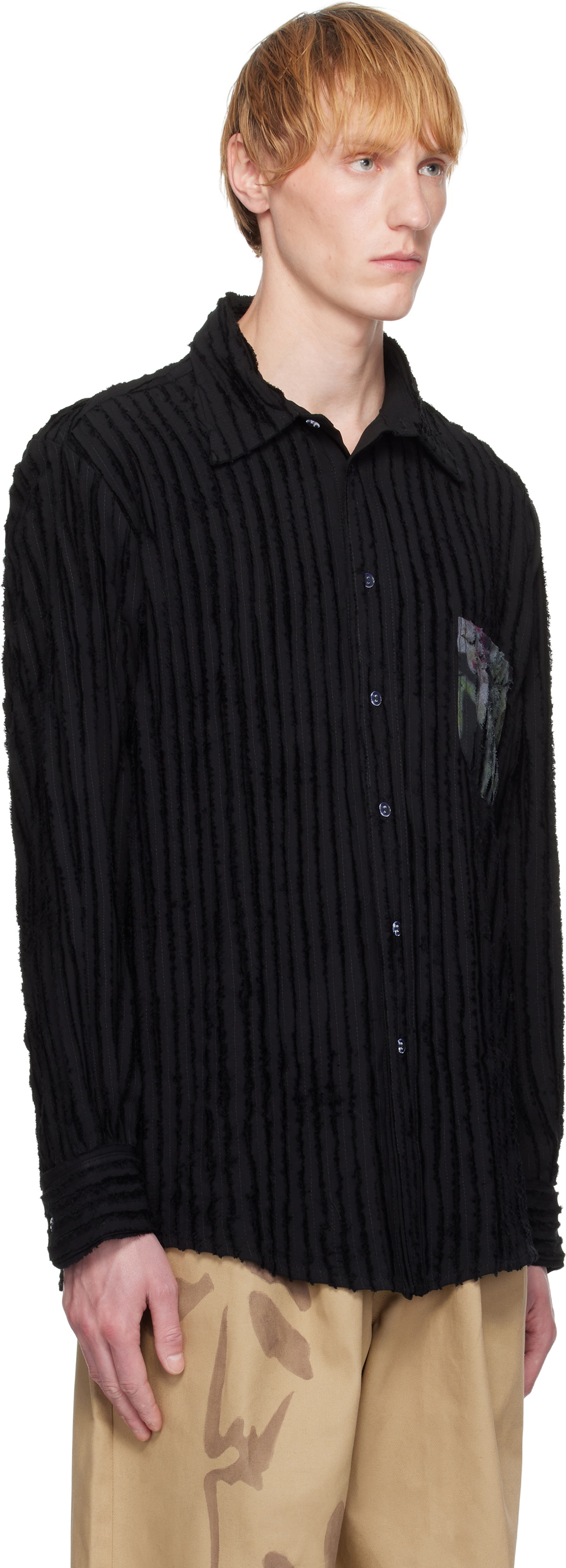 Collina Strada Black Convention Button Up Shirt