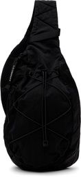 C.P. Company Black Nylon B Crossbody Backpack
