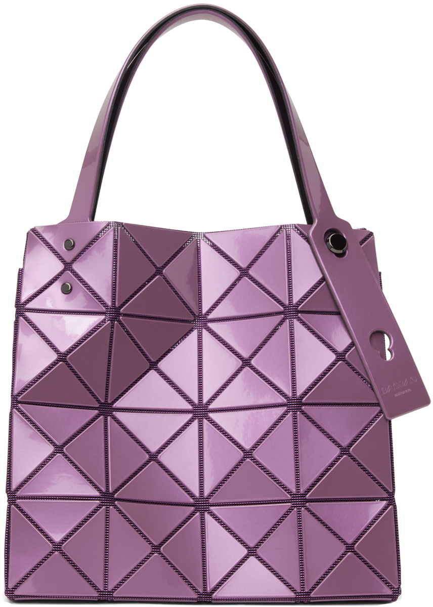 BAO BAO ISSEY MIYAKE Purple Carat Bag Bao Bao Issey Miyake