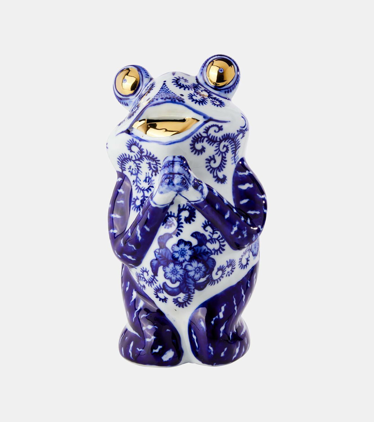 Polspotten Frog porcelain piggy bank