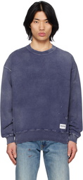 Neighborhood Navy Damage Sweatshirt