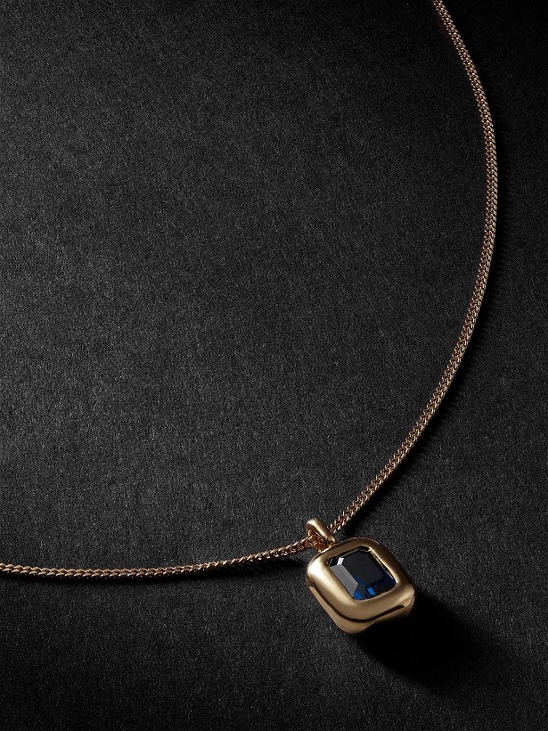 Photo: VADA - Bubble Gold Sapphire Pendant Necklace