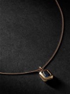 VADA - Bubble Gold Sapphire Pendant Necklace