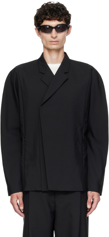 Photo: Kiko Kostadinov Black Vaals Tailored Blazer