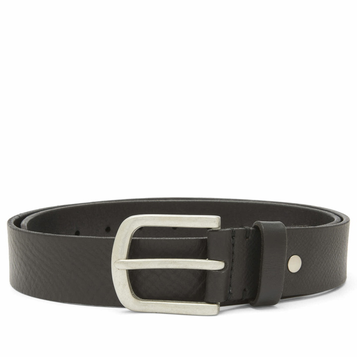 Photo: Corridor Men's Leather Belt in Black