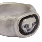 Heresy Men's Sage Ring in Oxidised Silver