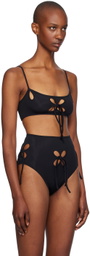 J.Kim Black Chilla Bikini Top