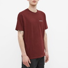 thisisneverthat Men's Design Logo T-Shirt in Burgundy