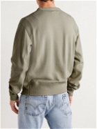 Rag & Bone - City Logo-Embroidered Organic Cotton-Jersey Sweatshirt - Gray