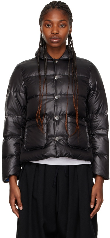Photo: Tricot Comme des Garçons Black Down Puffer Jacket