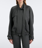 Victoria Beckham Virgin wool bomber jacket