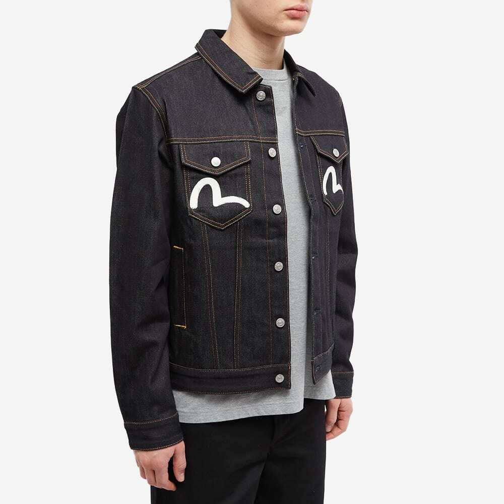 Evisu Men's Seagull Denim Jacket in Indigo Evisu