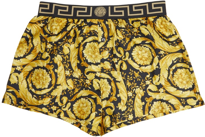 Photo: Versace Underwear Barocco Print Long Boxers