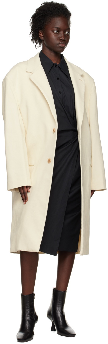 LEMAIRE Off-White Chesterfield Coat