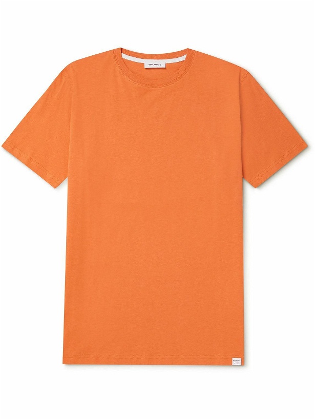 Photo: Norse Projects - Niels Organic Cotton-Jersey T-Shirt - Orange