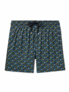 Vilebrequin - Mahina Straight-Leg Mid-Length Printed Recycled Swim Shorts - Blue